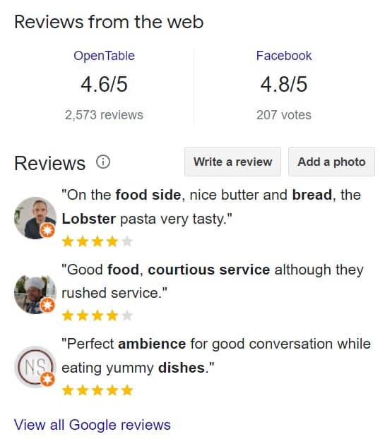 reviews from web