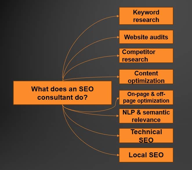 What does an SEO consultant do