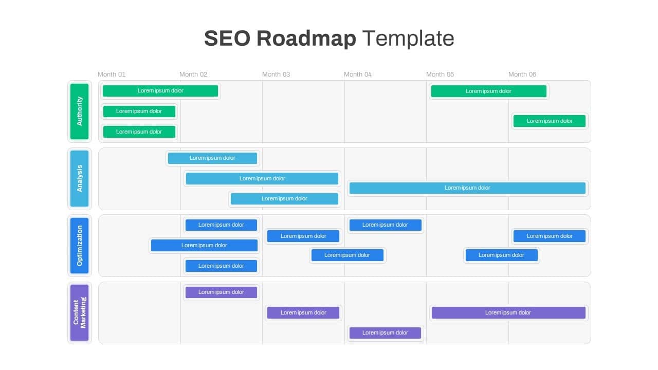 seo roadmap template